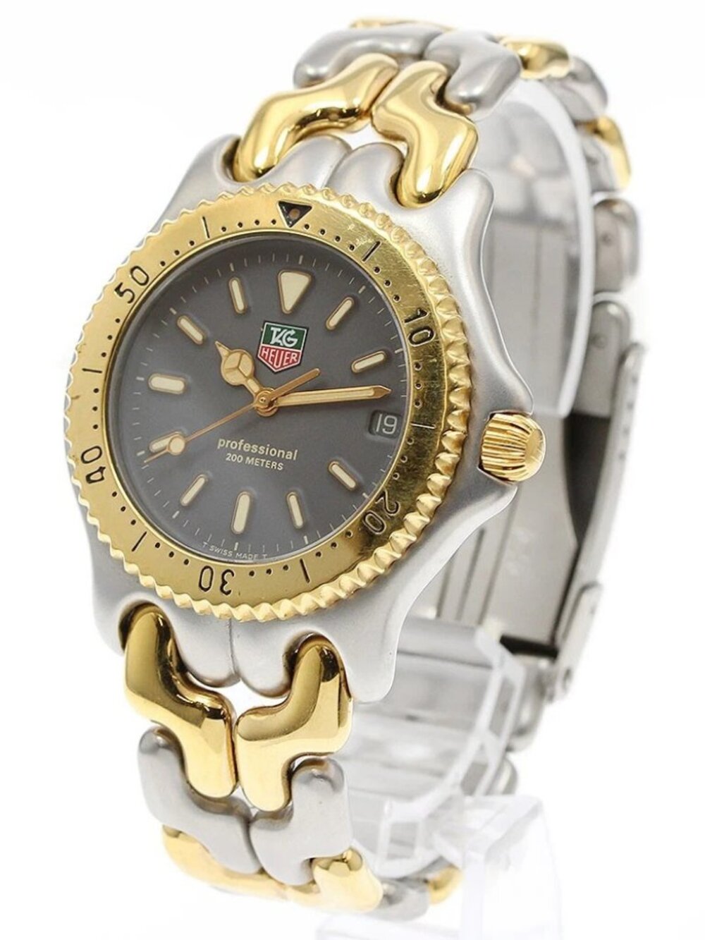 TAG HEUER S/el S95.206F Date gray Dial Quartz Men's Watch_941101